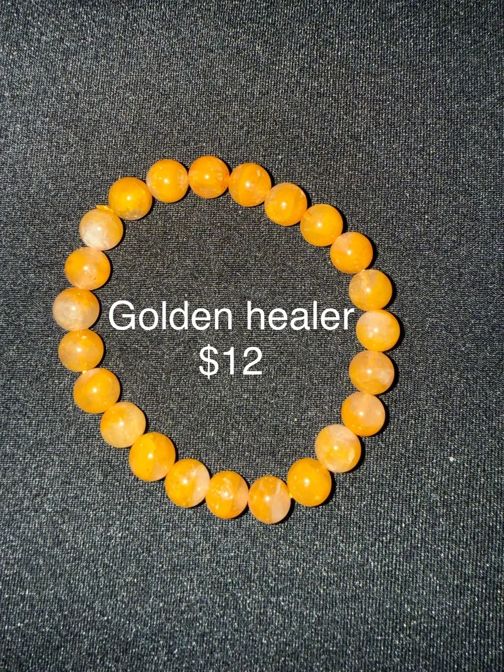 Yellow, red and brown variety of authentic crystal bead bracelets